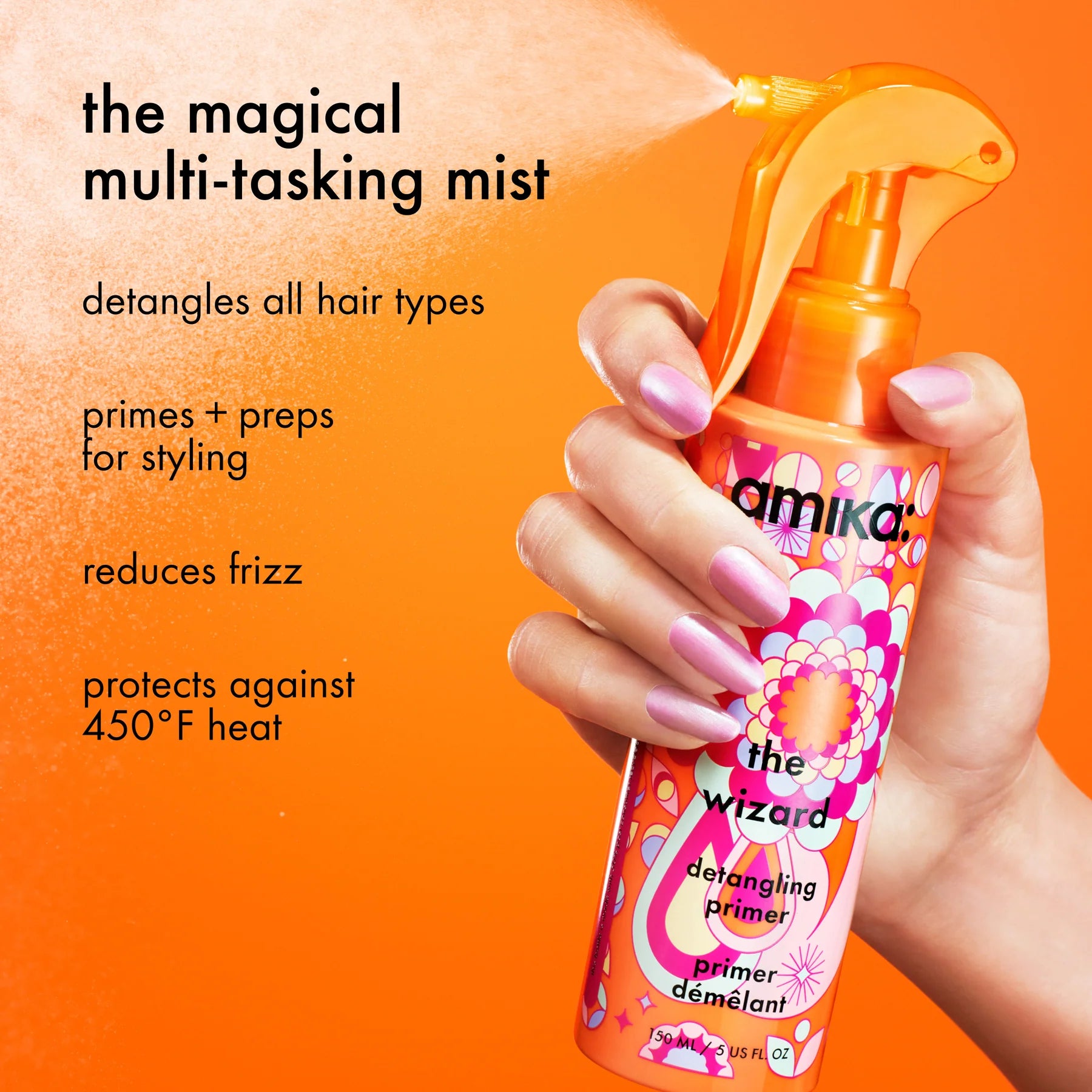 The Wizard silicone-free detangling spray