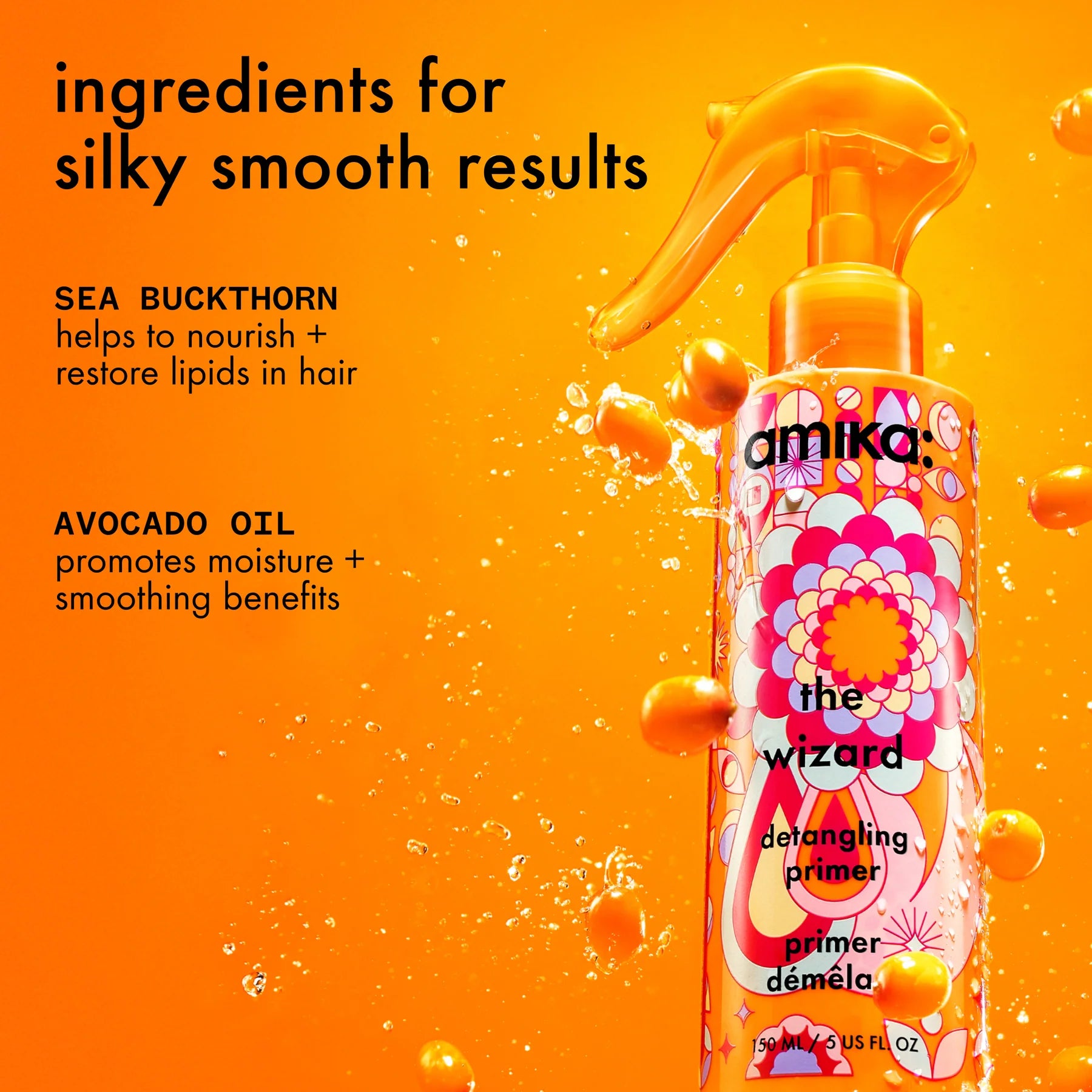 The Wizard silicone-free detangling spray