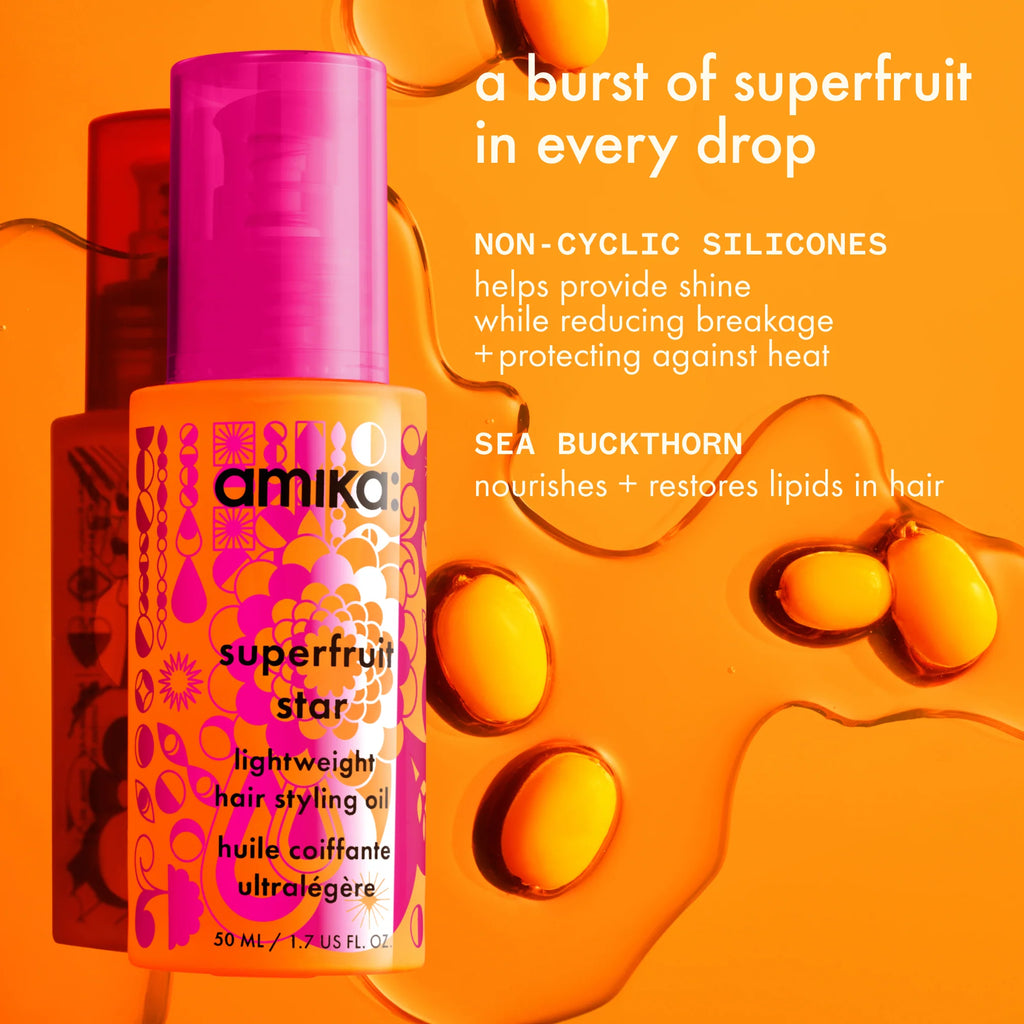 Amika super fruit light weight hair oil