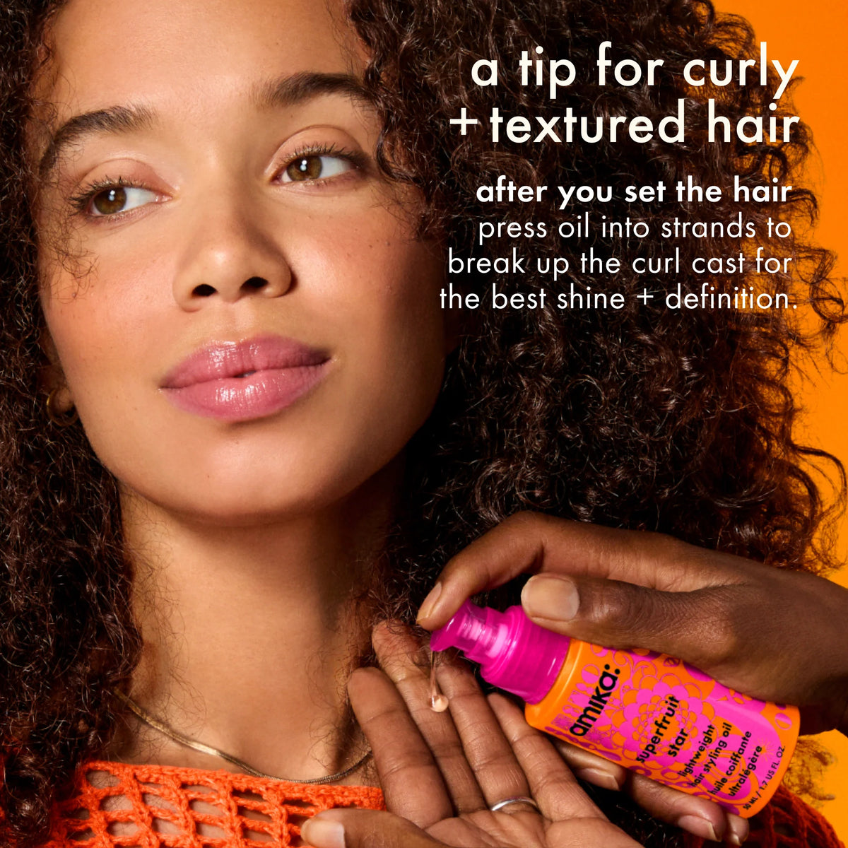 Amika super fruit light weight hair oil