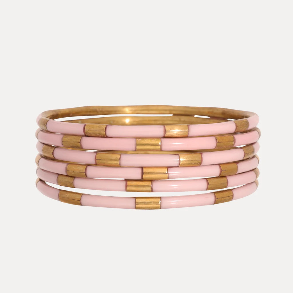 Ice Rose Veda Bangles l set of 6 l BuDha Girl