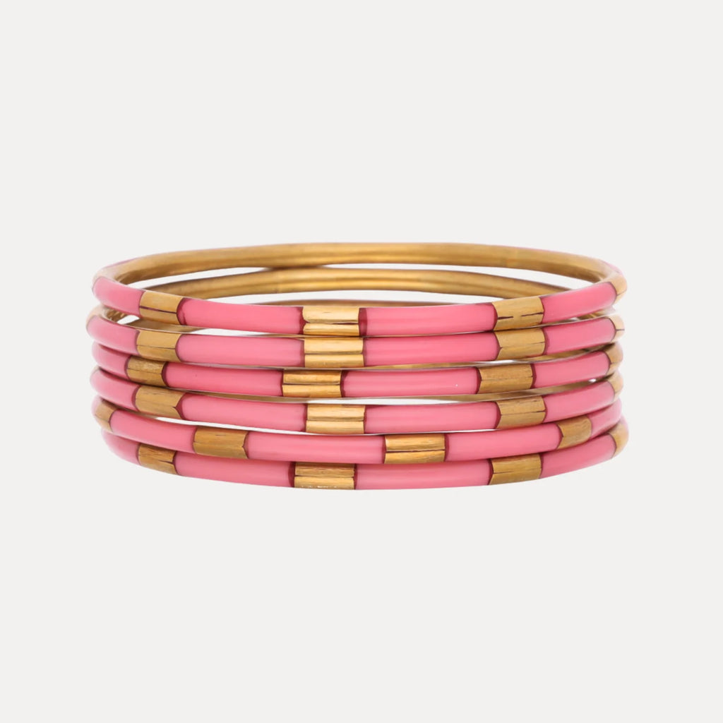 Blush Veda Bangles l set of 6 l BuDha Girl
