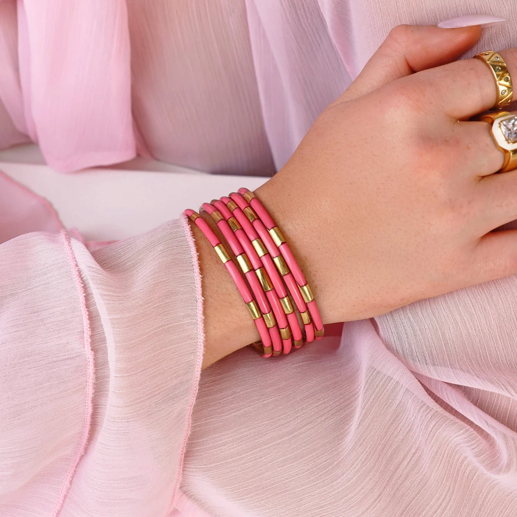 Blush Veda Bangles l set of 6 l BuDha Girl