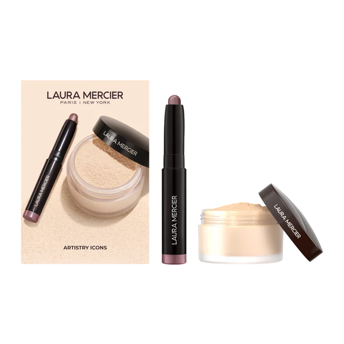 Setting Powder and Mini Caviar Stick Eye Shadow Set- Laura Mercier