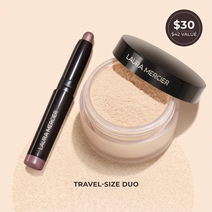 Setting Powder and Mini Caviar Stick Eye Shadow Set- Laura Mercier
