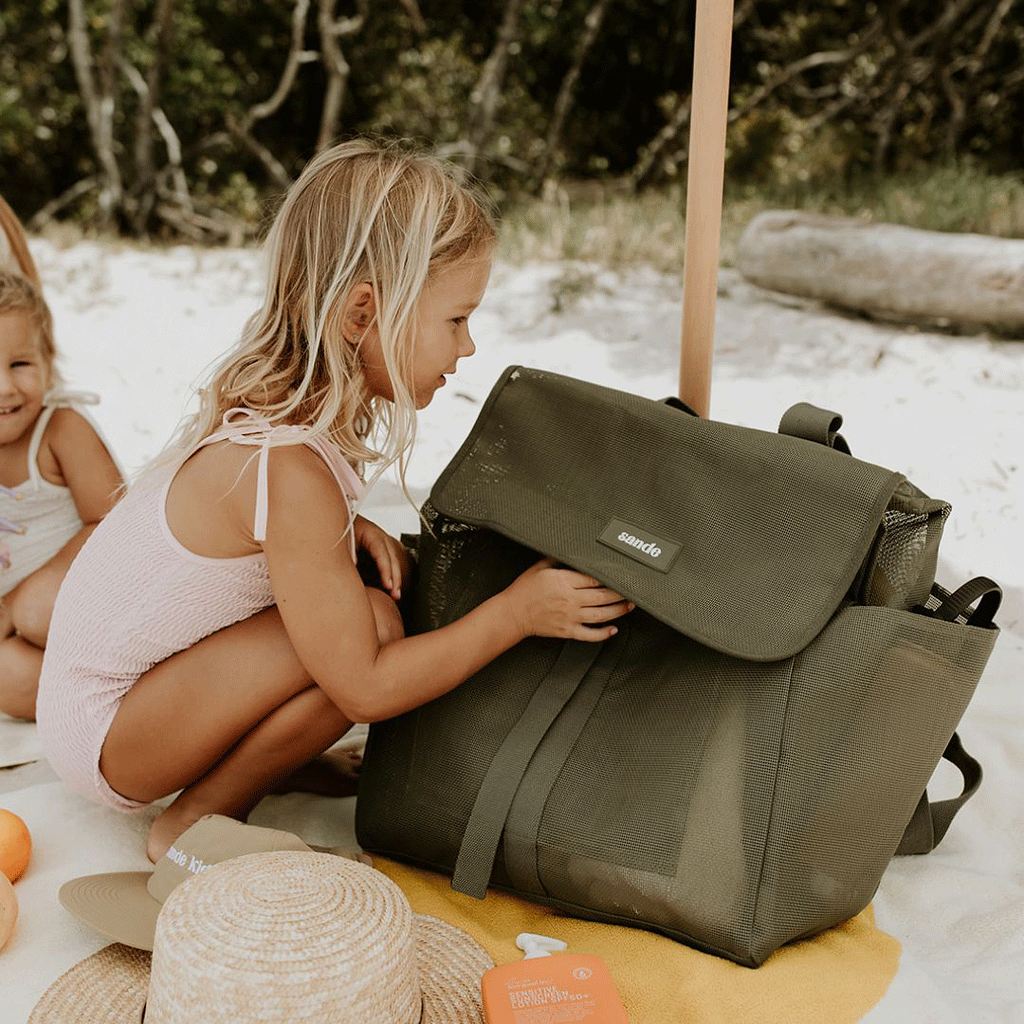 Beach Hauler™ Mesh Backpack - Pandanus