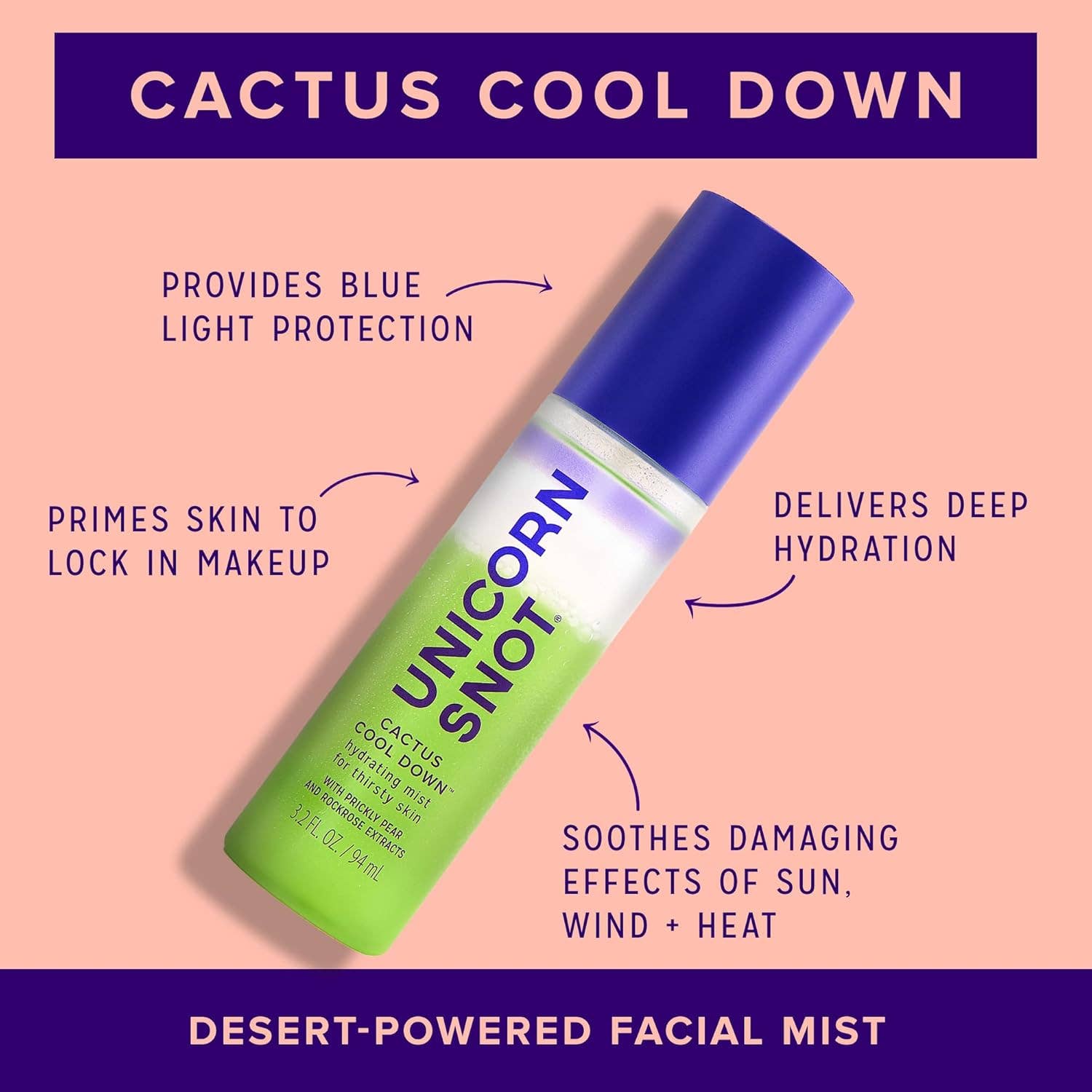 Cactus Cool Down Mist | Hydrating Face Spray | Facial Spray