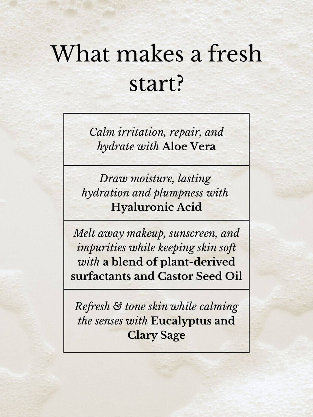 Cream Cleanser - Fresh Start