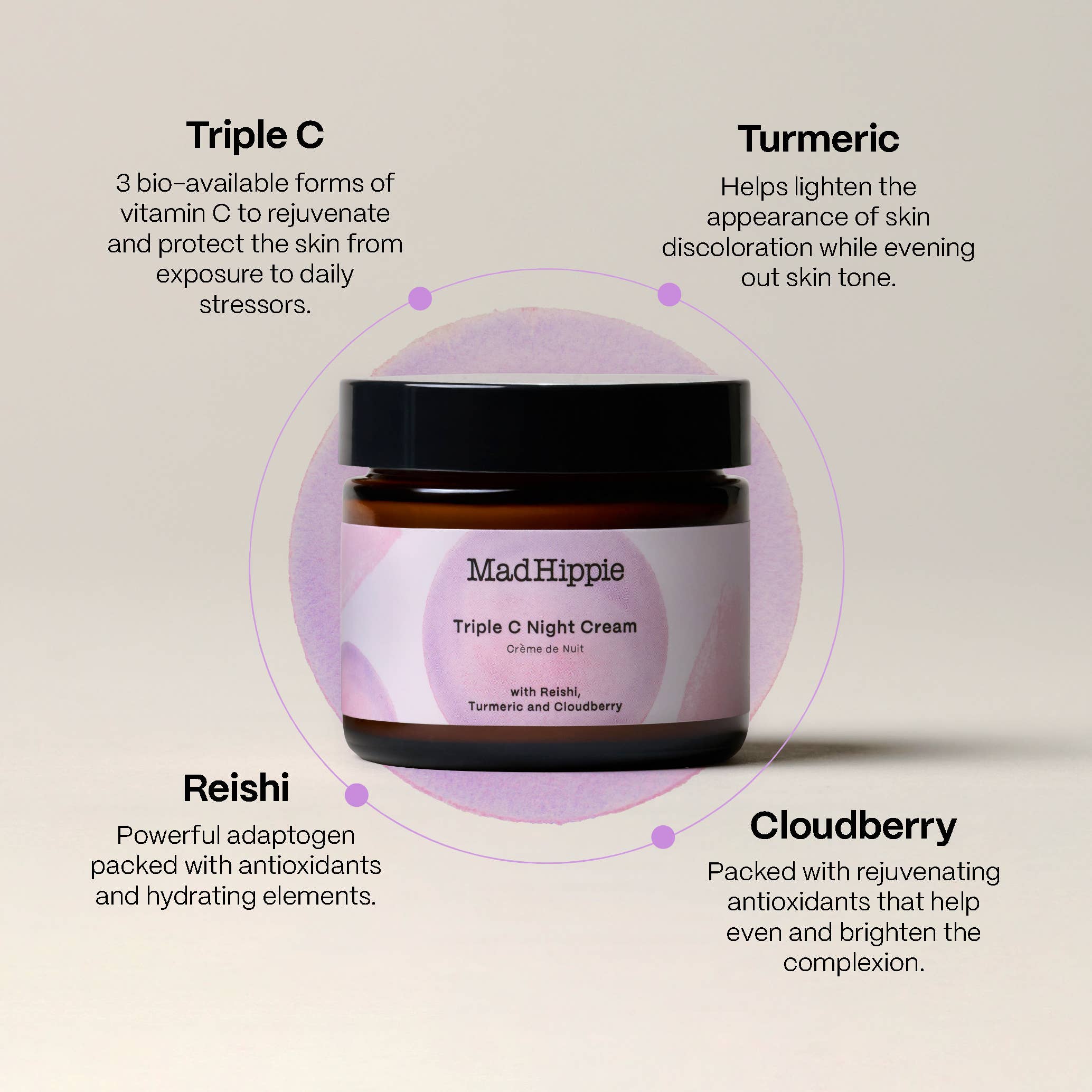 Night Cream - Hydrating Face Moisturizer and Skin Brightener