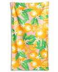Orange Grove Giant Beach Towel    Pink/Orange    40x70
