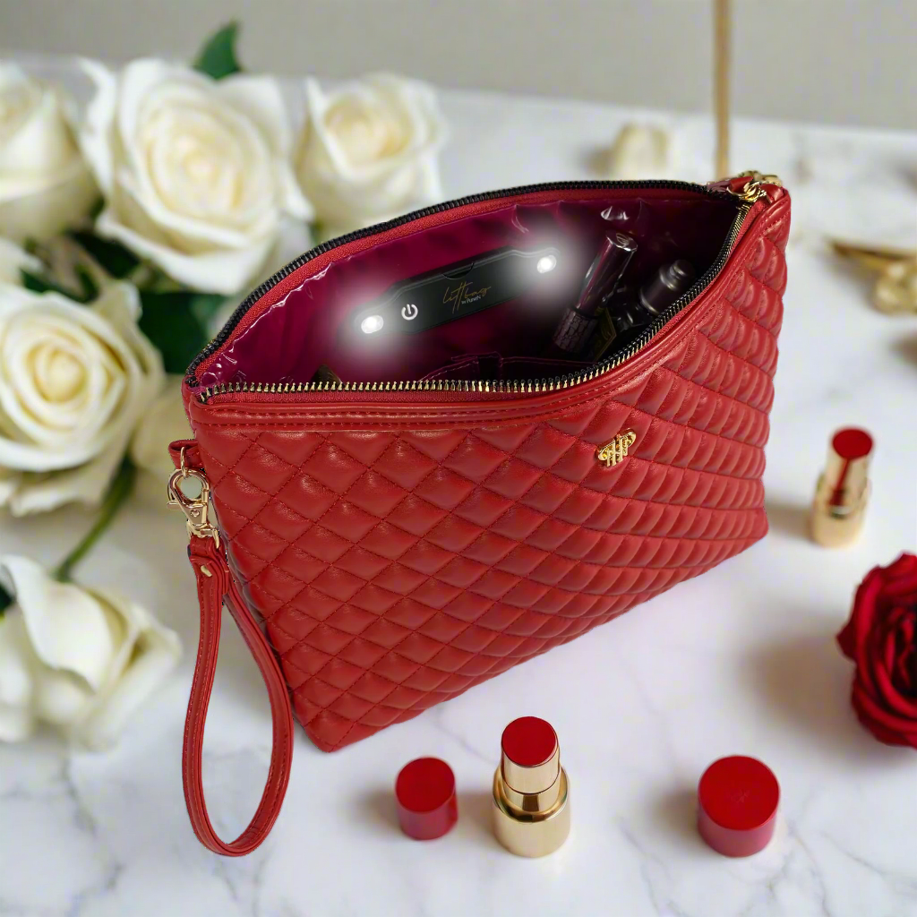Litt Makeup Case Blood Orange - PurseN