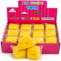 Cheese Cube Slow-Rise Squishy Fidget Toy