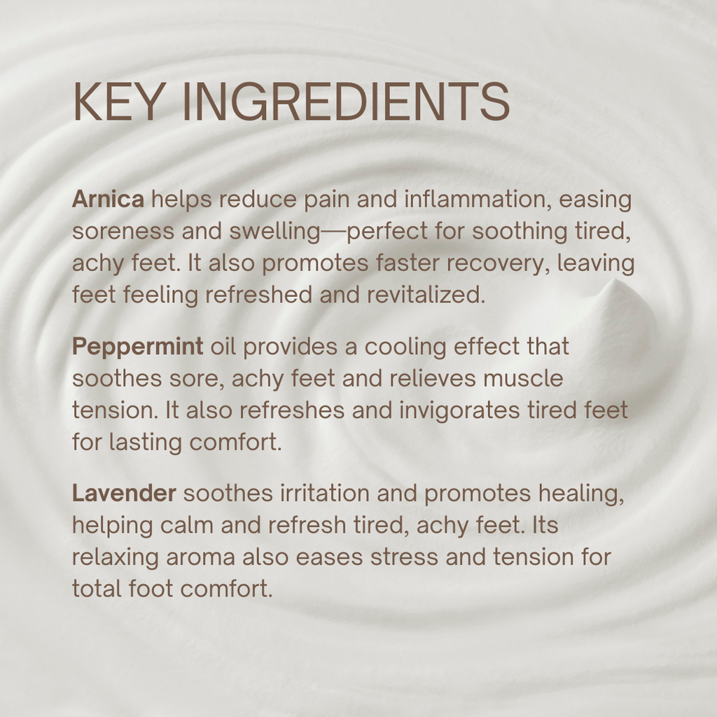 Achy Feet Cream – Arnica, Lavender & Peppermint Relief