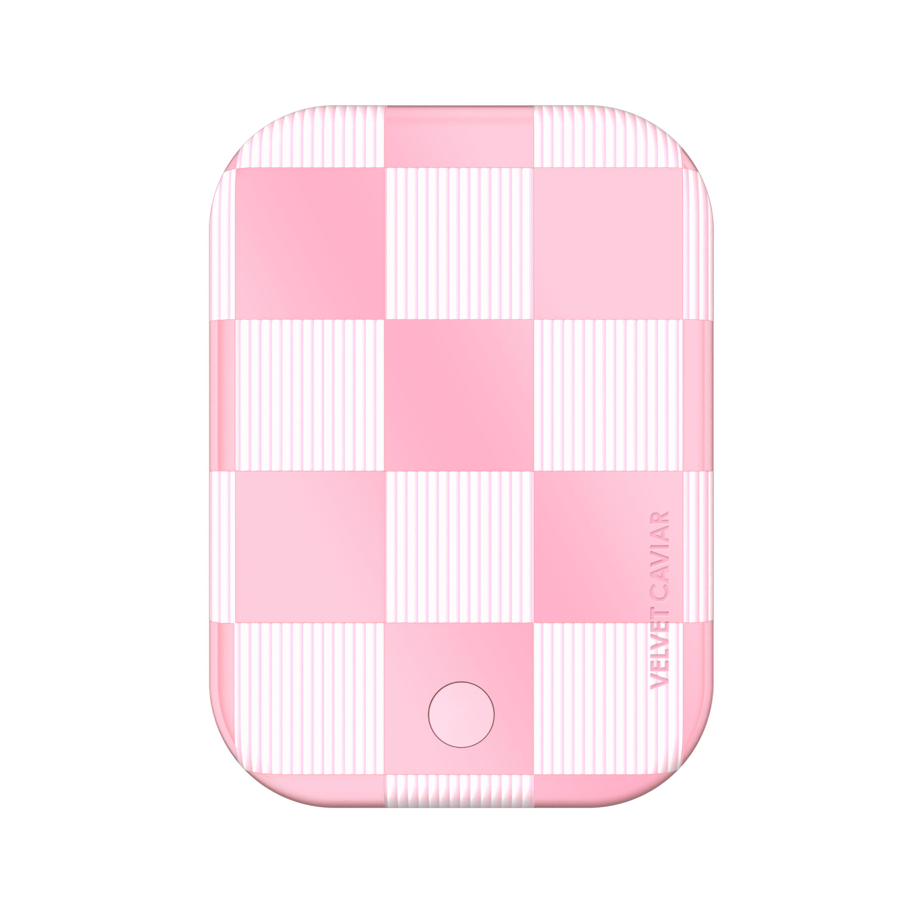 Wireless Phone Charger - Pink Vibe Checkered