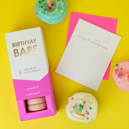 Birthyay Babe - Birthday Shower Steamers - Grapefruit - Set of 8