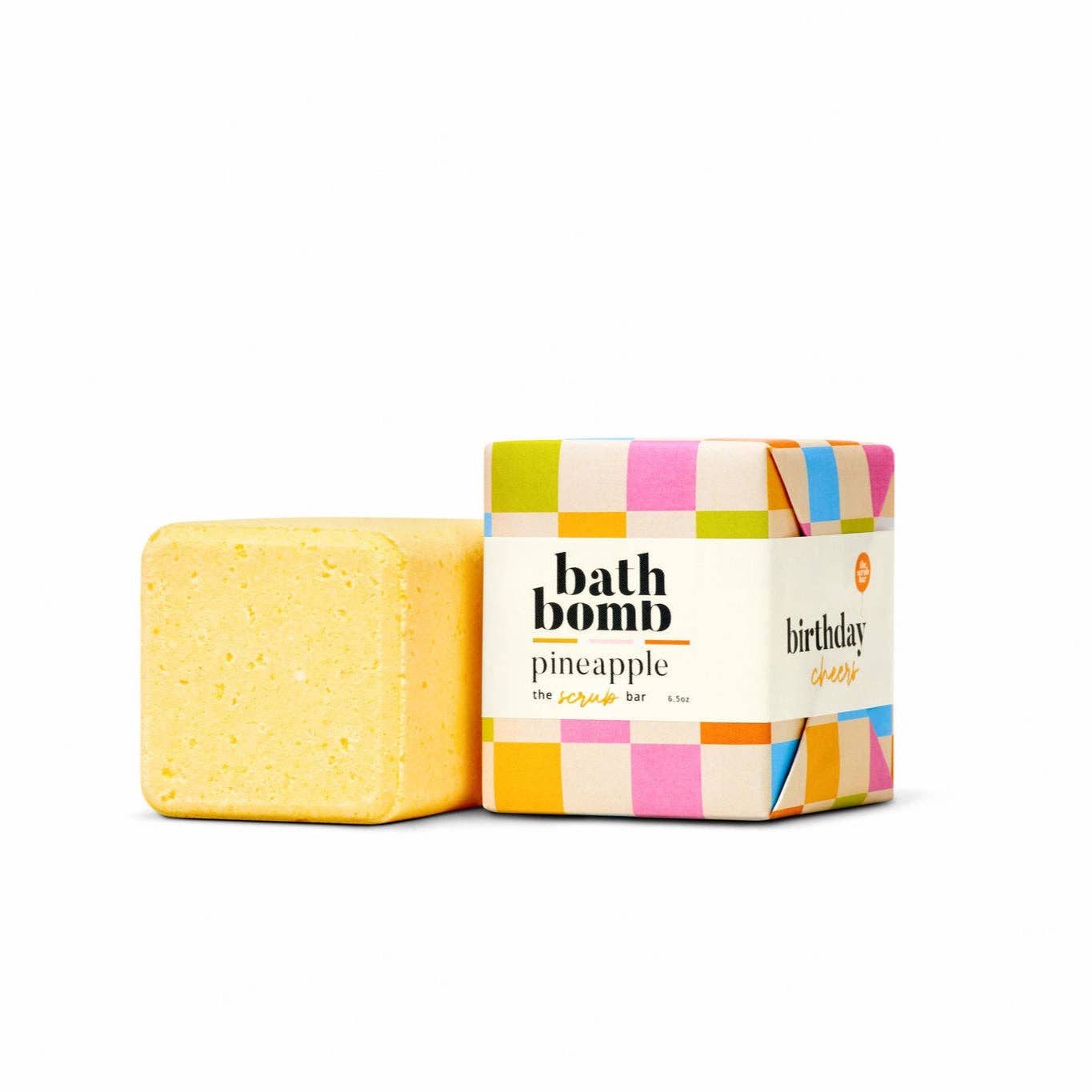 Birthday Cheer- Yellow Pineapple Bath Bomb 6.5 oz