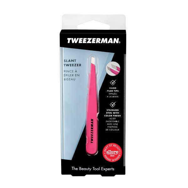 Tweezerman Slant Tweezer Neon Pink