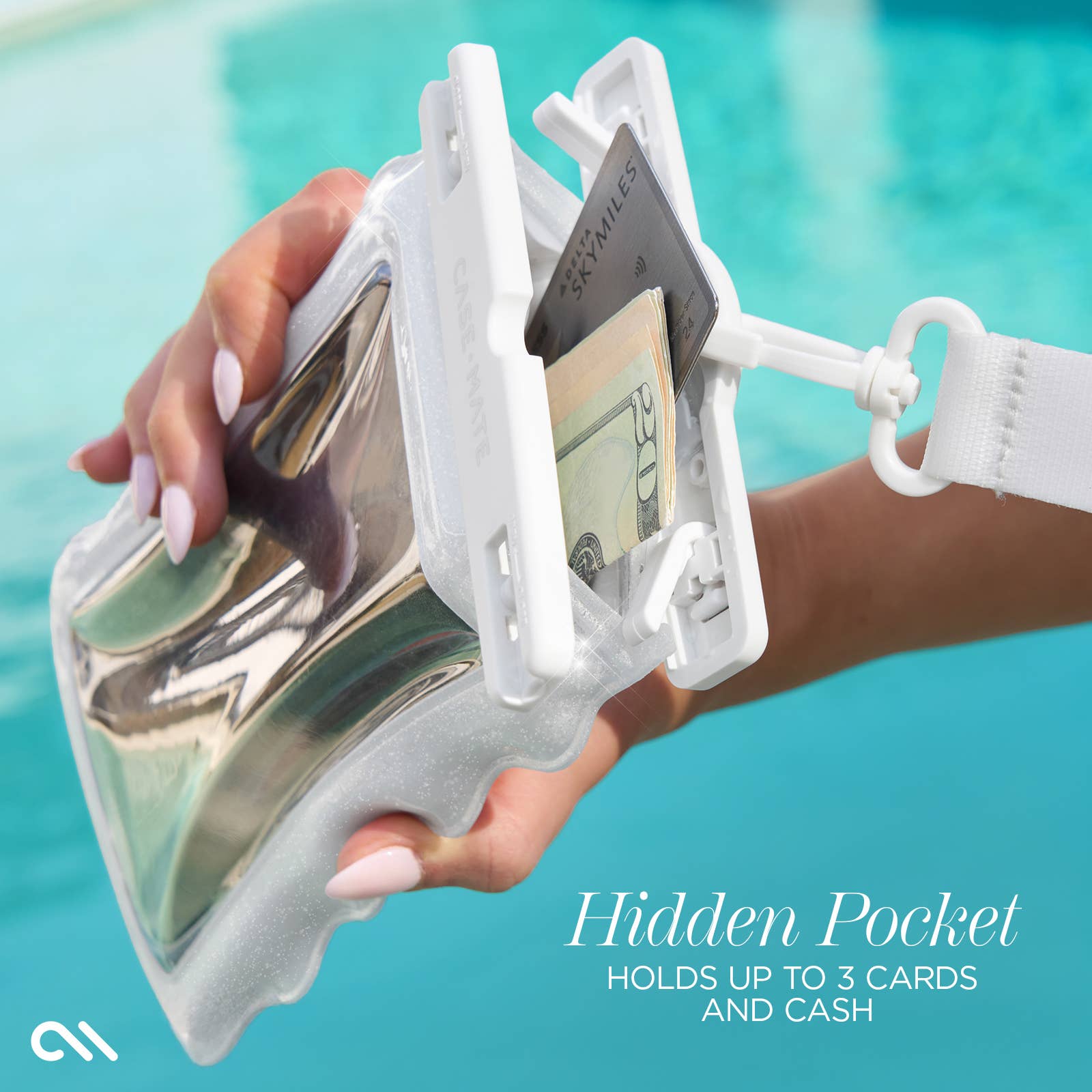 Case-Mate Wavy Waterproof Floating Phone Pouch