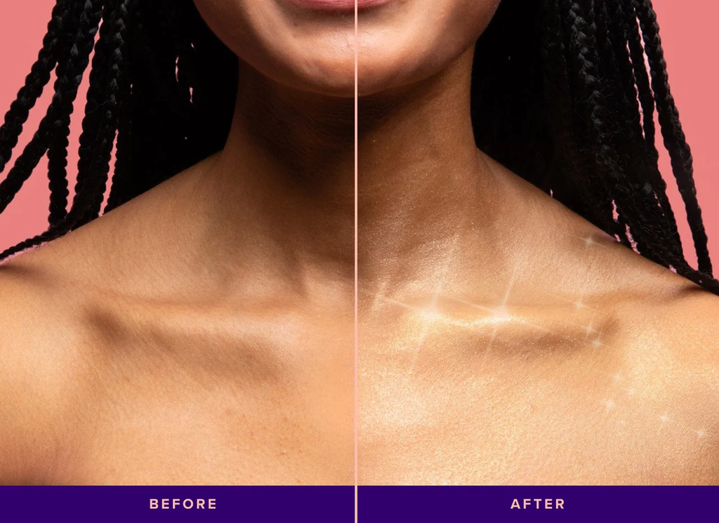 SPF 35 Glitter Spritz | Sunscreen Spray | Rose Gold Shimmer
