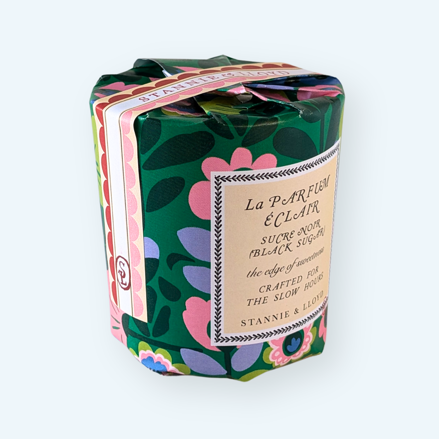 Gift Wrap Candle - Maude (Green Floral)