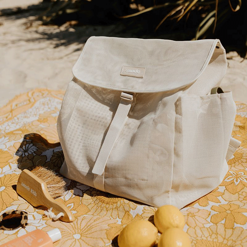 Beach Hauler™ Mesh Backpack - Sand