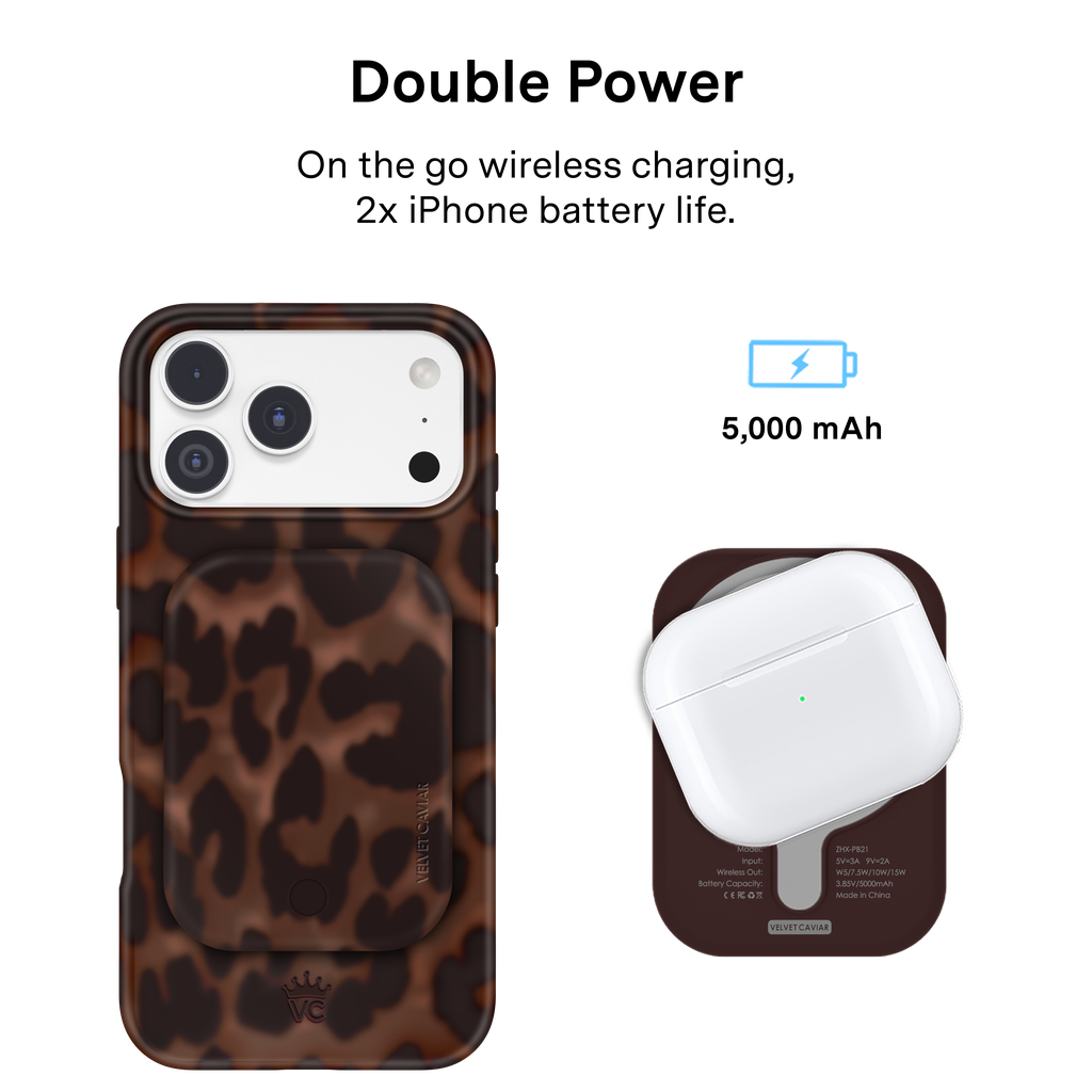 Wireless Phone Charger - It Girl Leopard