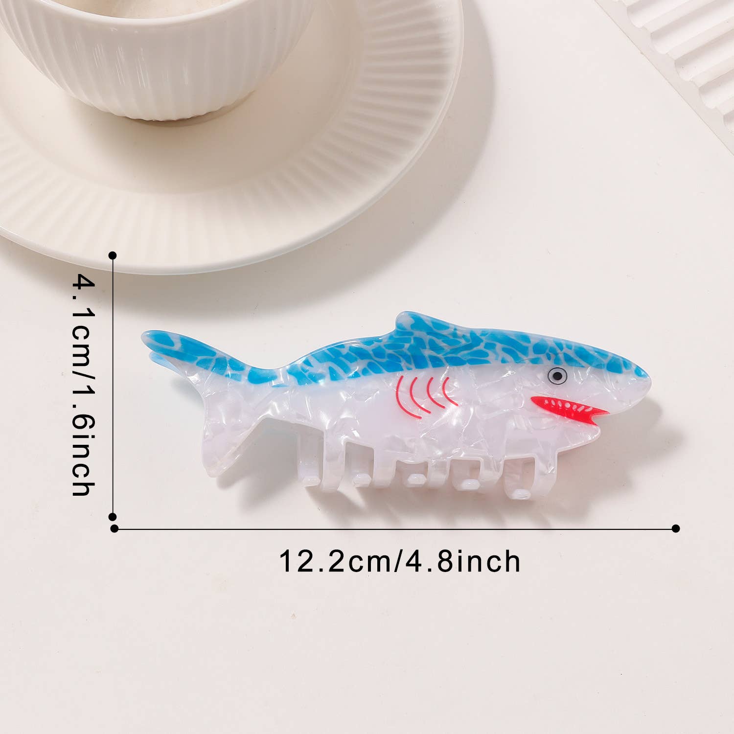 Marine Animal Series Tropical Fish & Shark Hair Claw Clips