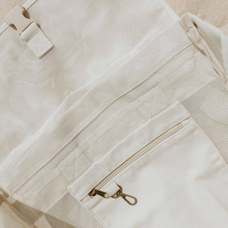 Beach Hauler™ Mesh Backpack - Sand