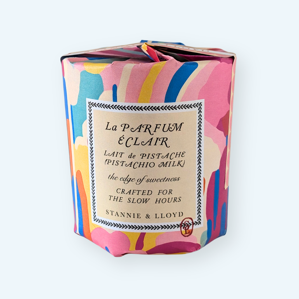 Gift Wrap Candle - Happy Abstract