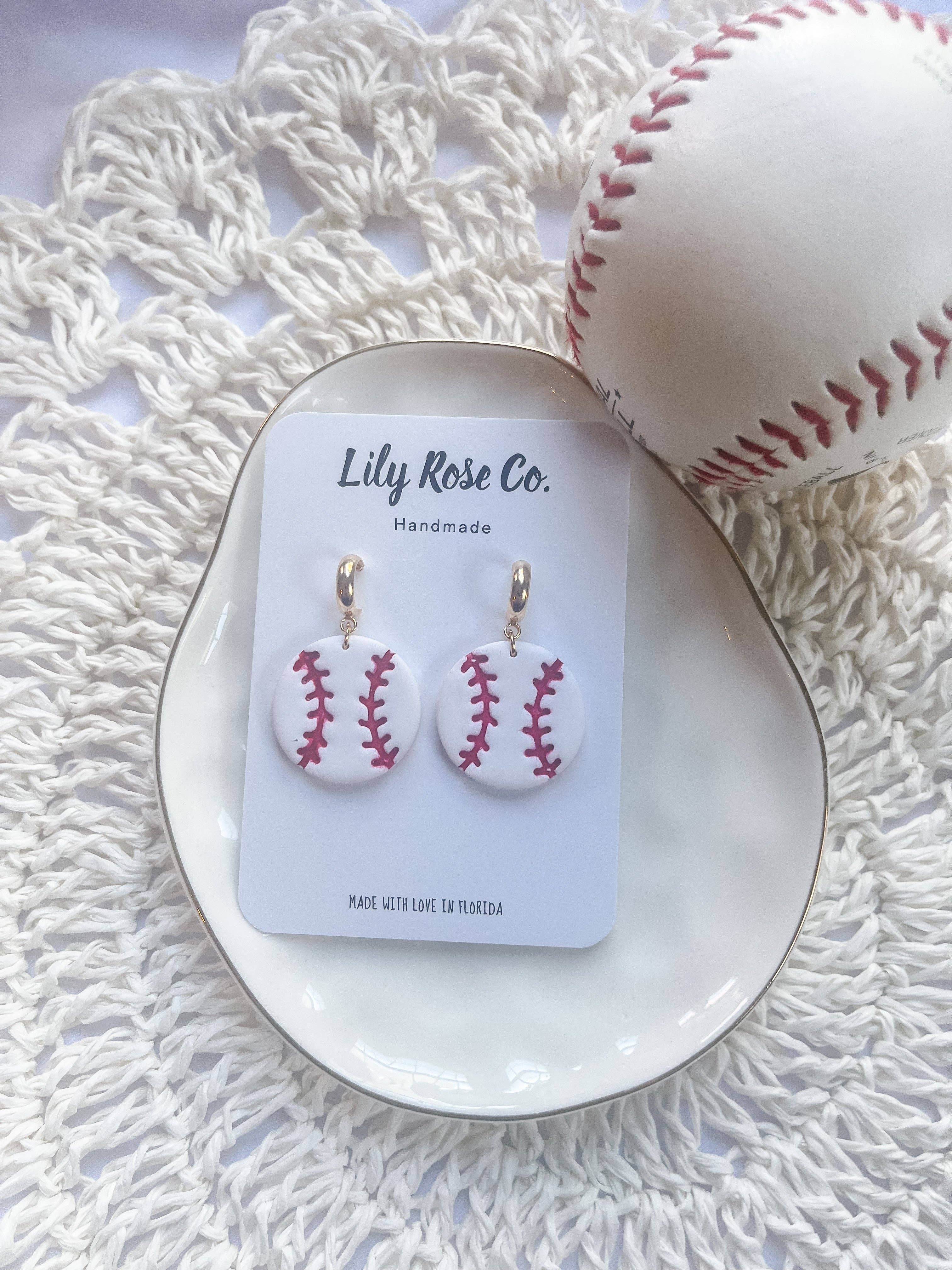 Baseball Earrings