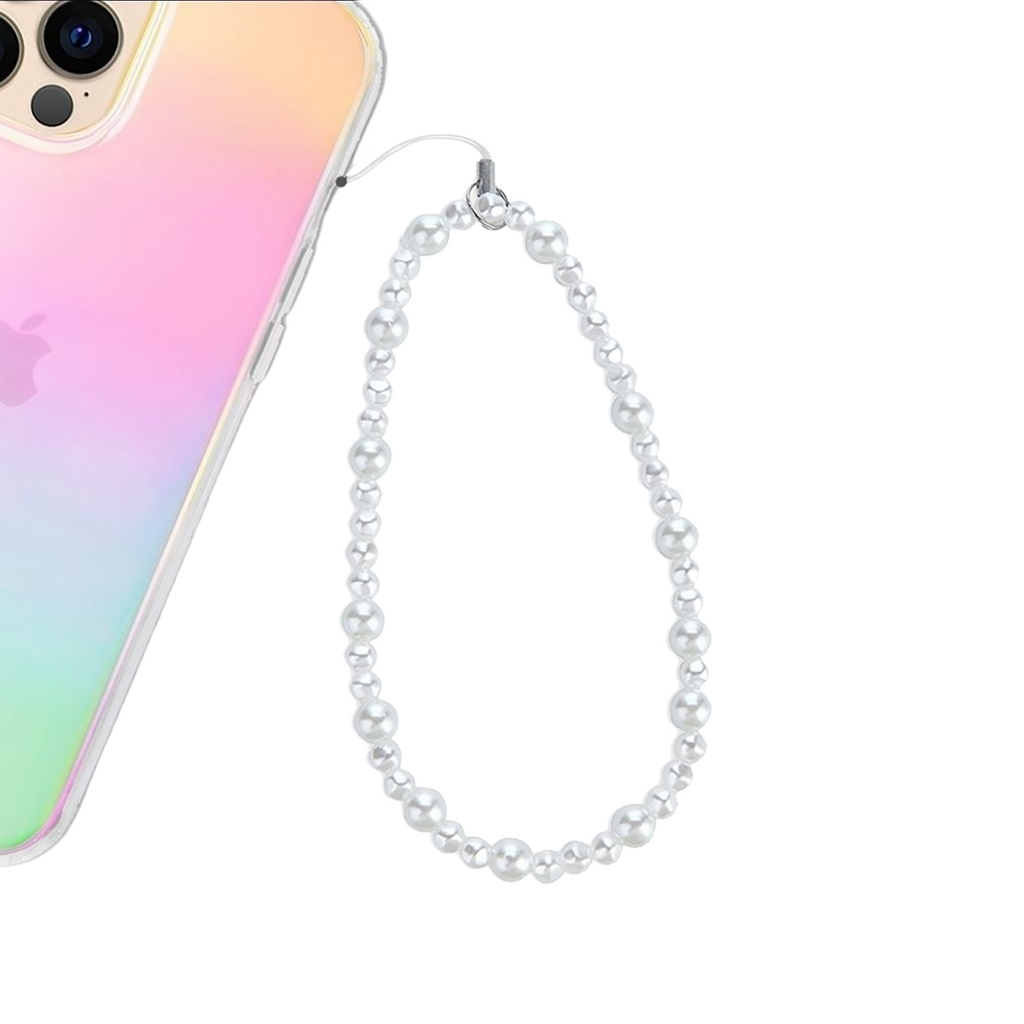White Pearl Phone Charm