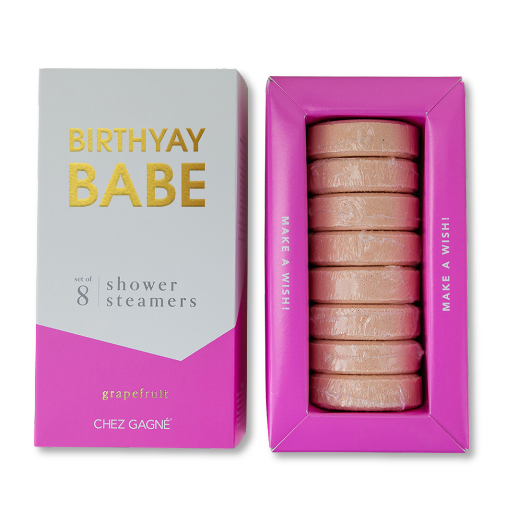 Birthyay Babe - Birthday Shower Steamers - Grapefruit - Set of 8