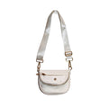 Angelina Nylon Crossbody Shoulder Belt Bag Cream SMALL
