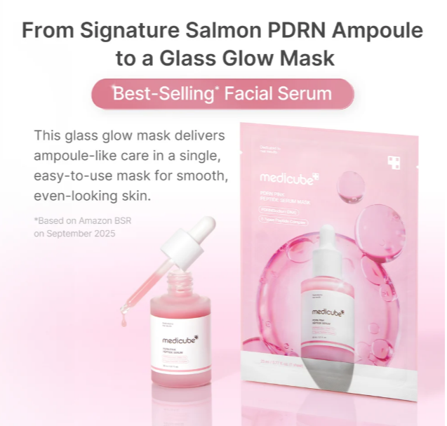 MEDICUBE PDRN Pink Peptide Serum Sheet Face Mask