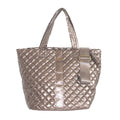 Diamond Tote Shoulder Bag Champagne Gold