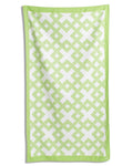Savannah Giant Beach Towel    Green/White    40x70