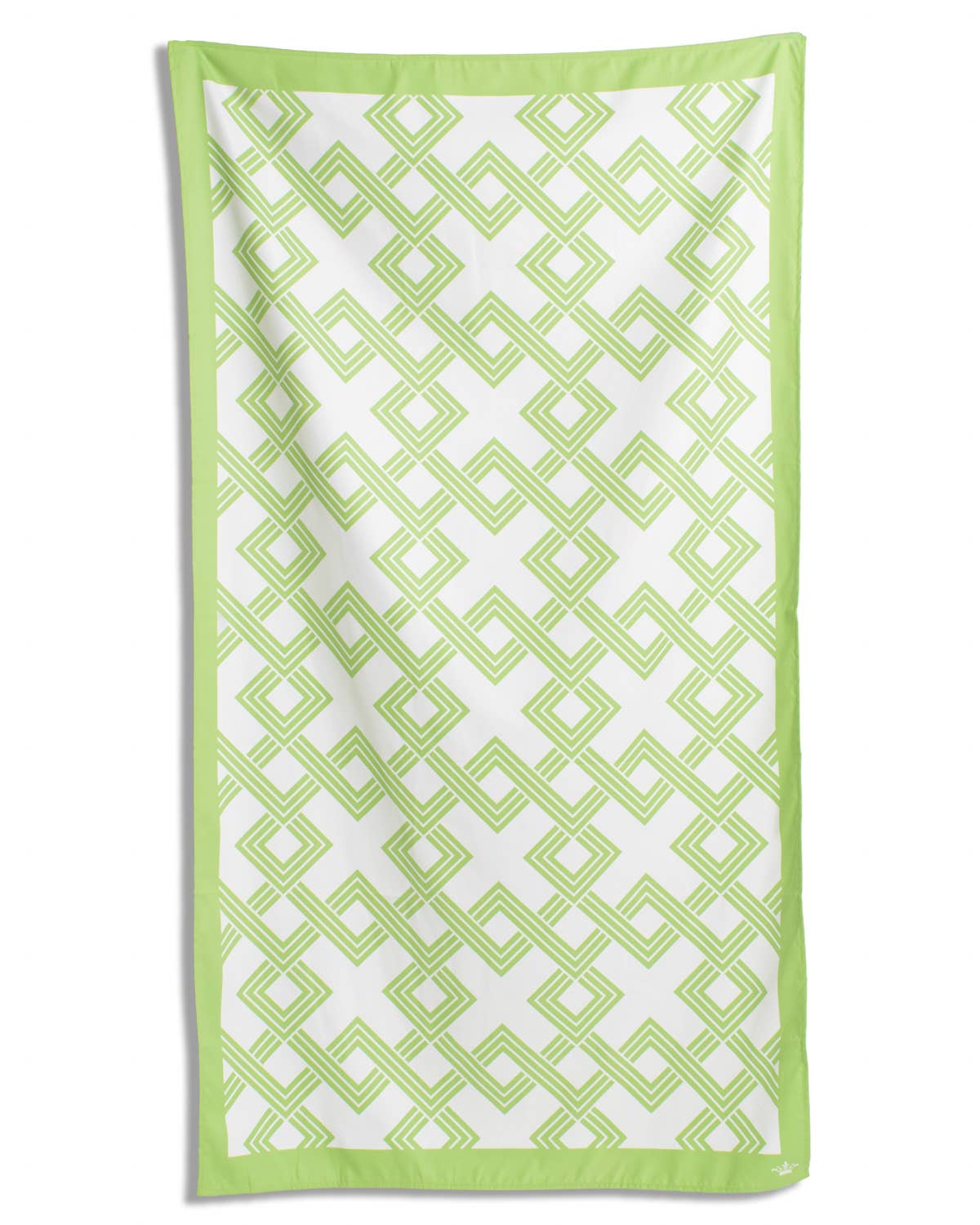 Savannah Giant Beach Towel    Green/White    40x70