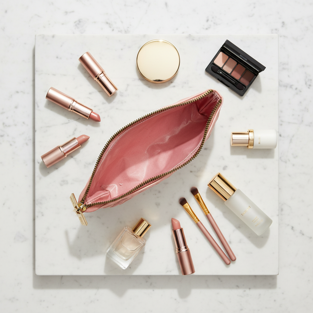 Sleek Stash Go-To-Case Blush Velvet - PurseN