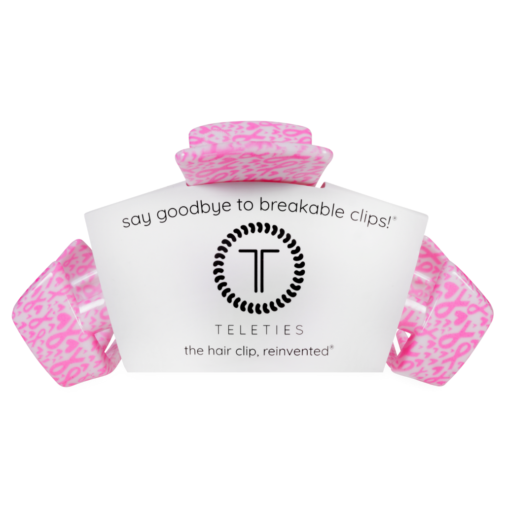 Classic | Breast Cancer Awareness | Large | Claw Clip