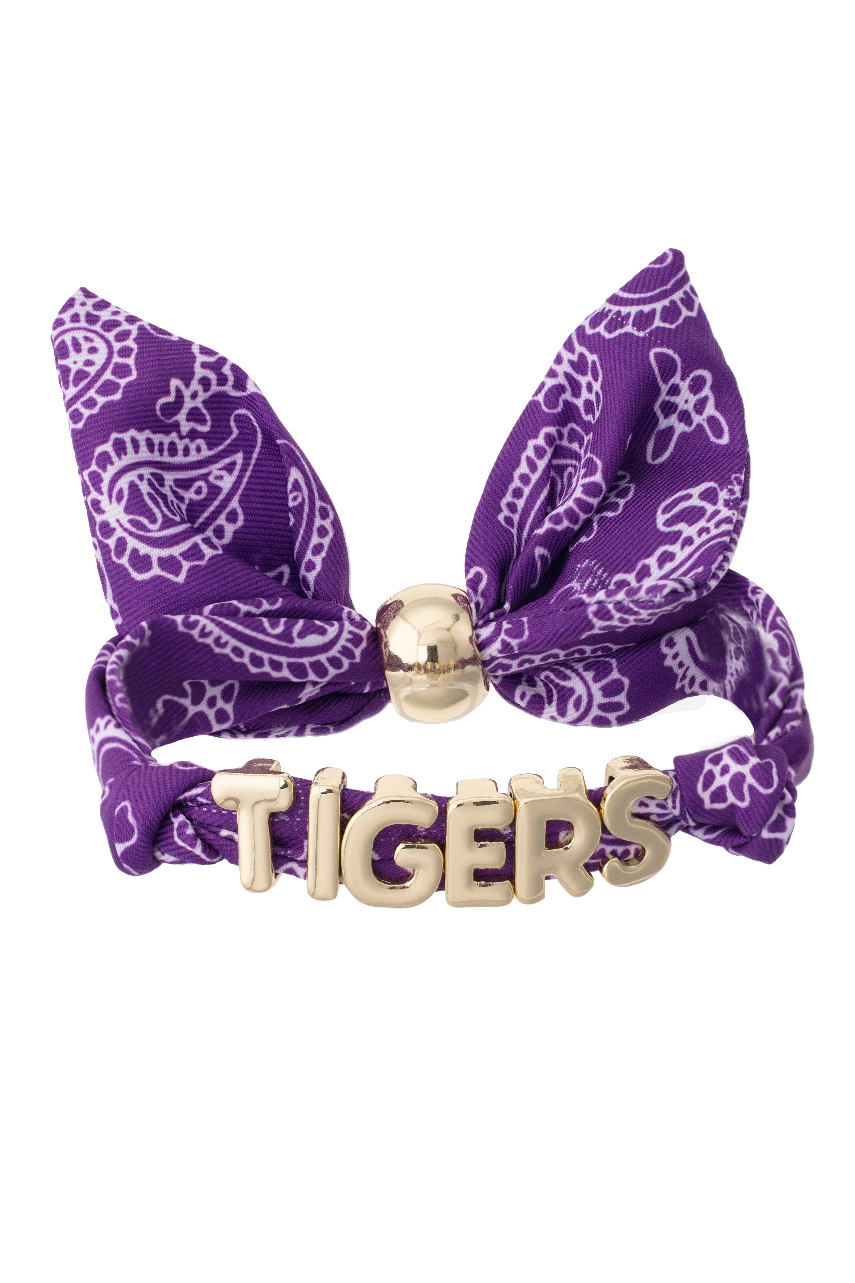 Clemson Tigers Bandana Slider Bracelet