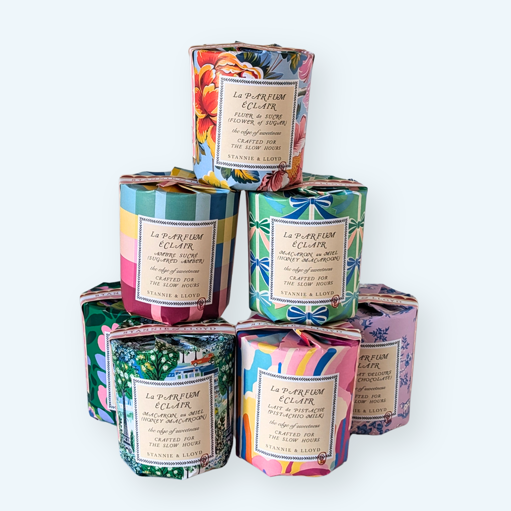 Gift Wrap Candle - Maude (Green Floral)