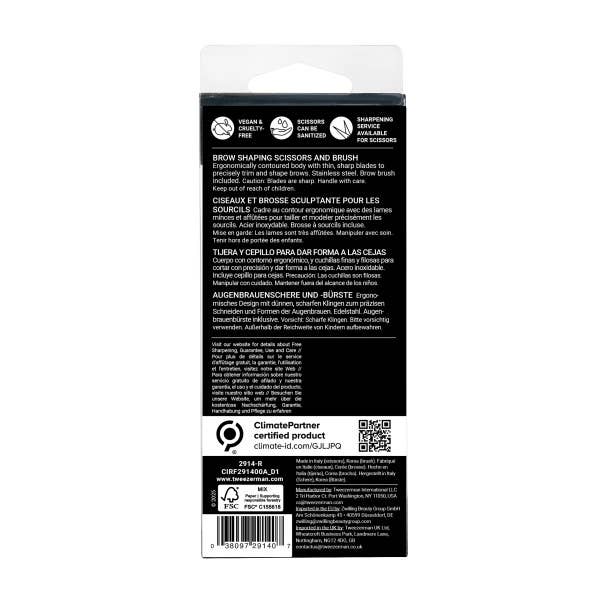 Tweezerman Brow Shaping Scissors Stainless