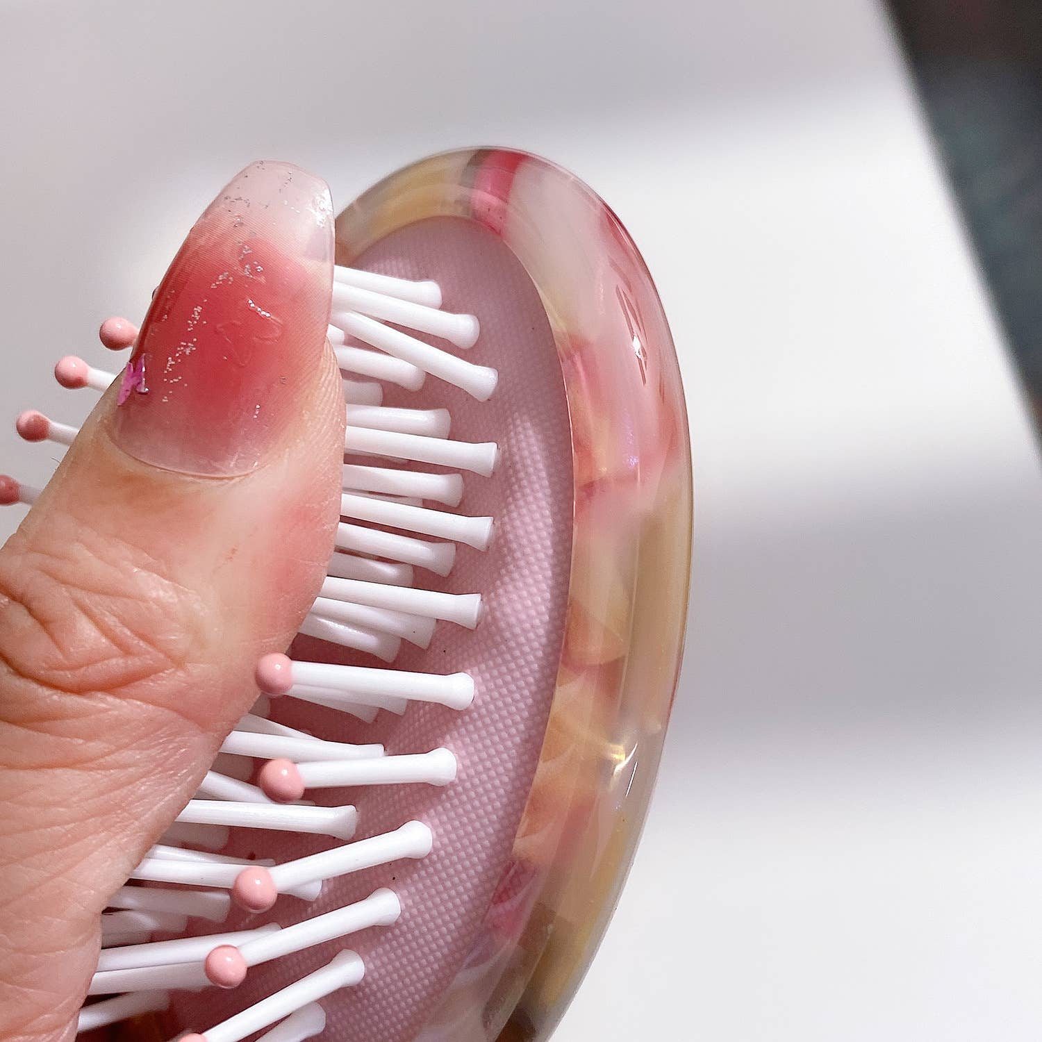 Pastel Acetate Small Air Cushion Massage Hair Brush