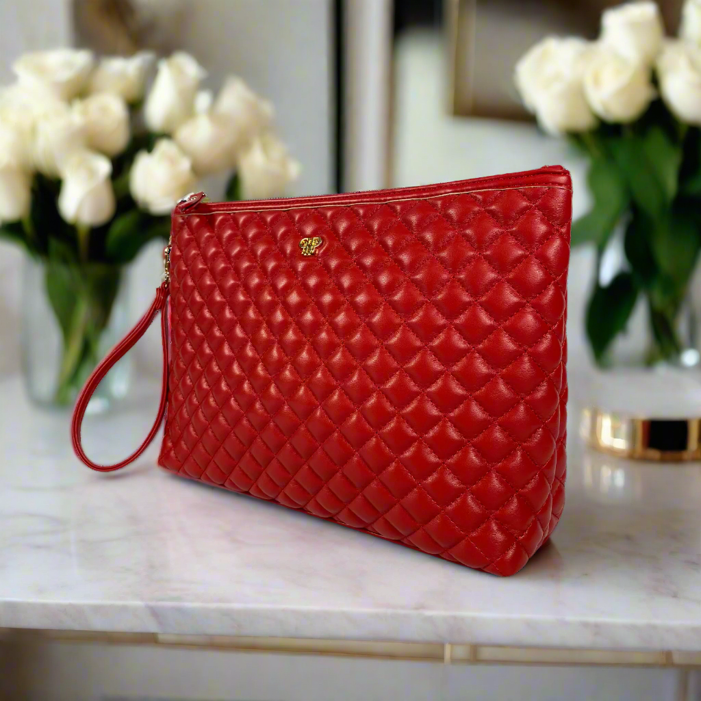 Litt Makeup Case Blood Orange - PurseN