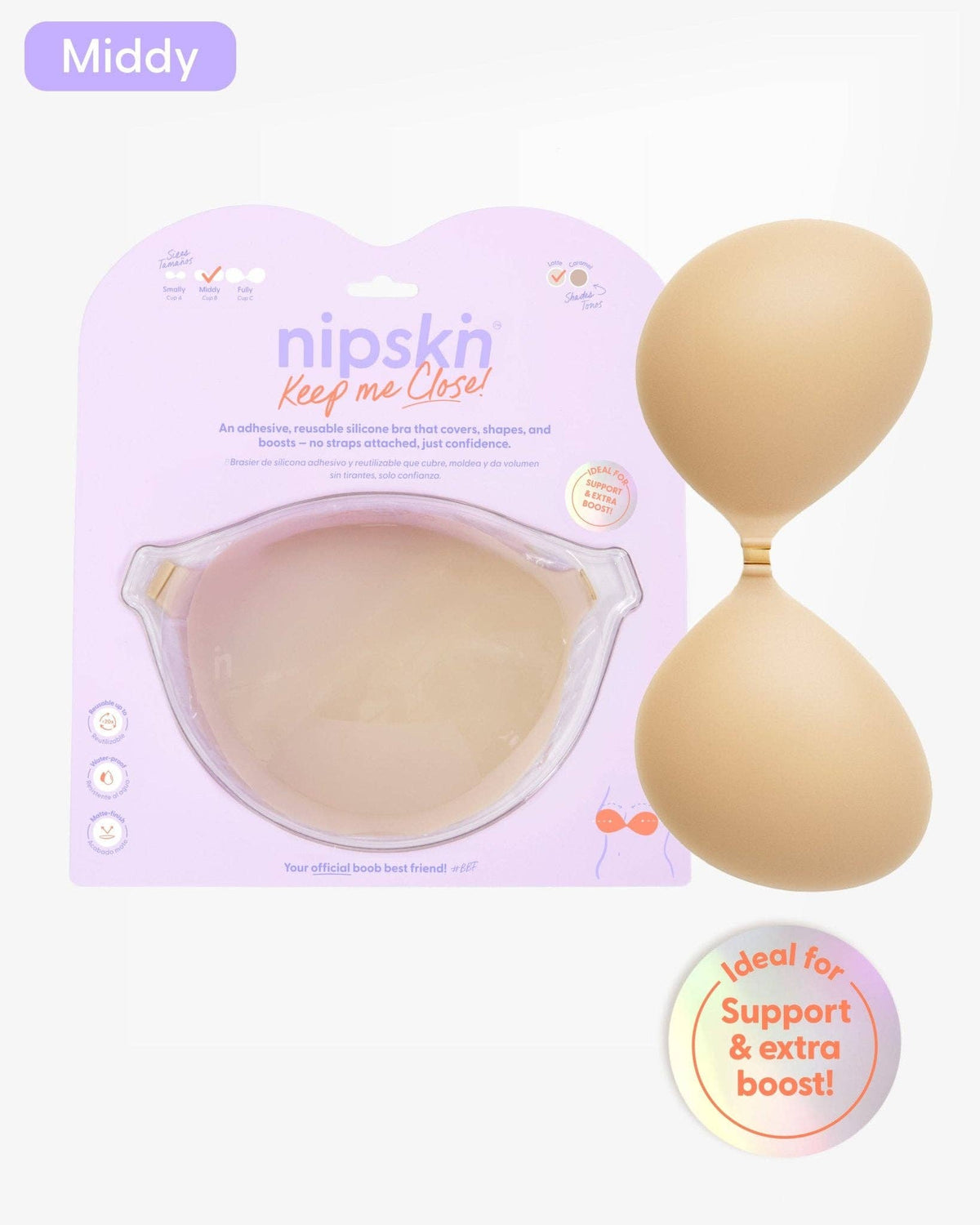 Strapless Adhesive Bra, Keep Me Close - Nipskin®