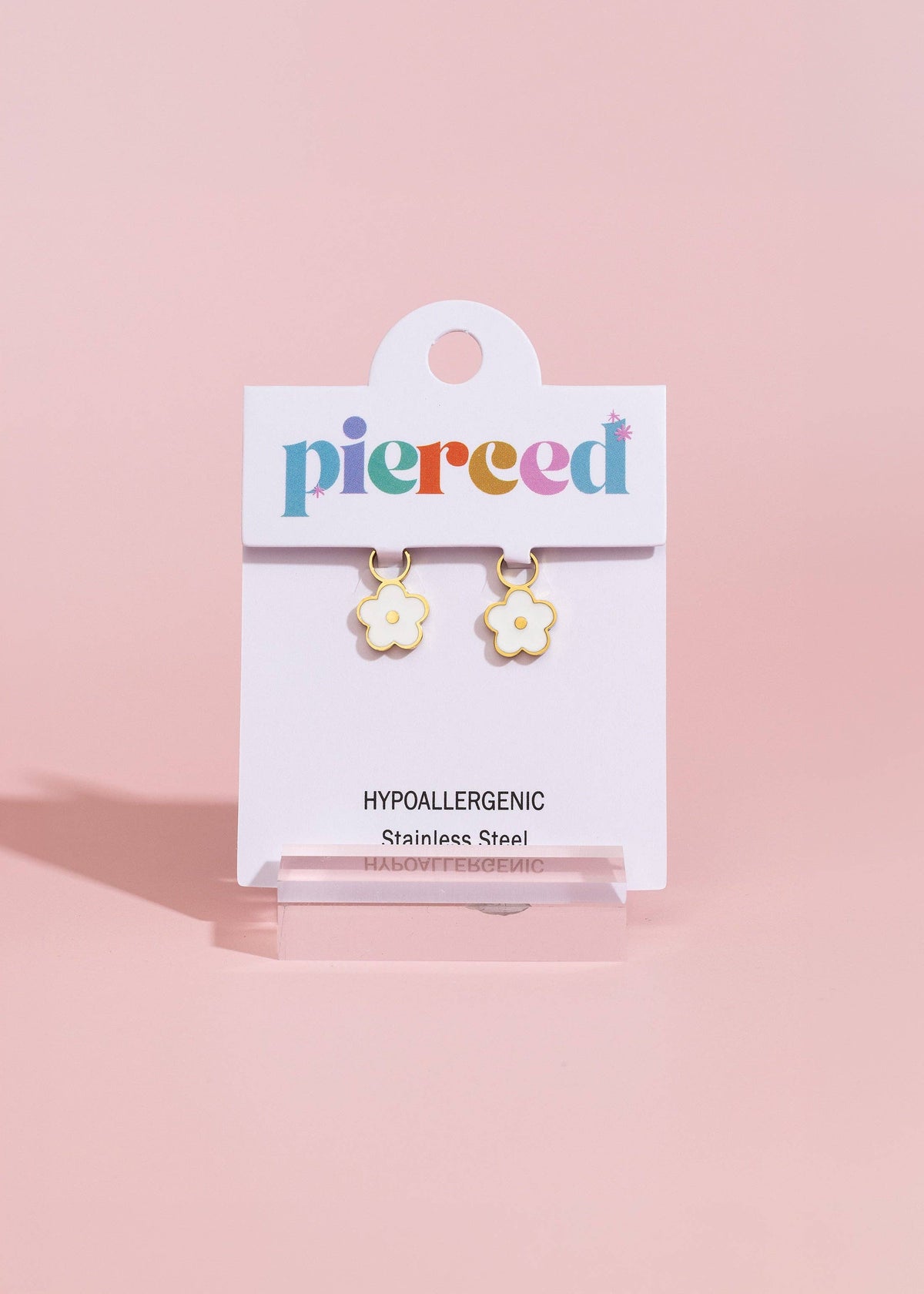 White Flower Charms