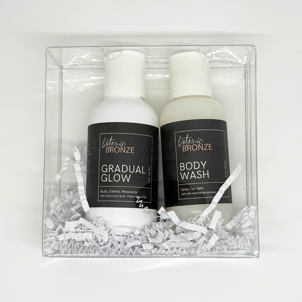Botanic Bronze Gradual Glow + Body Wash Mini's Duo