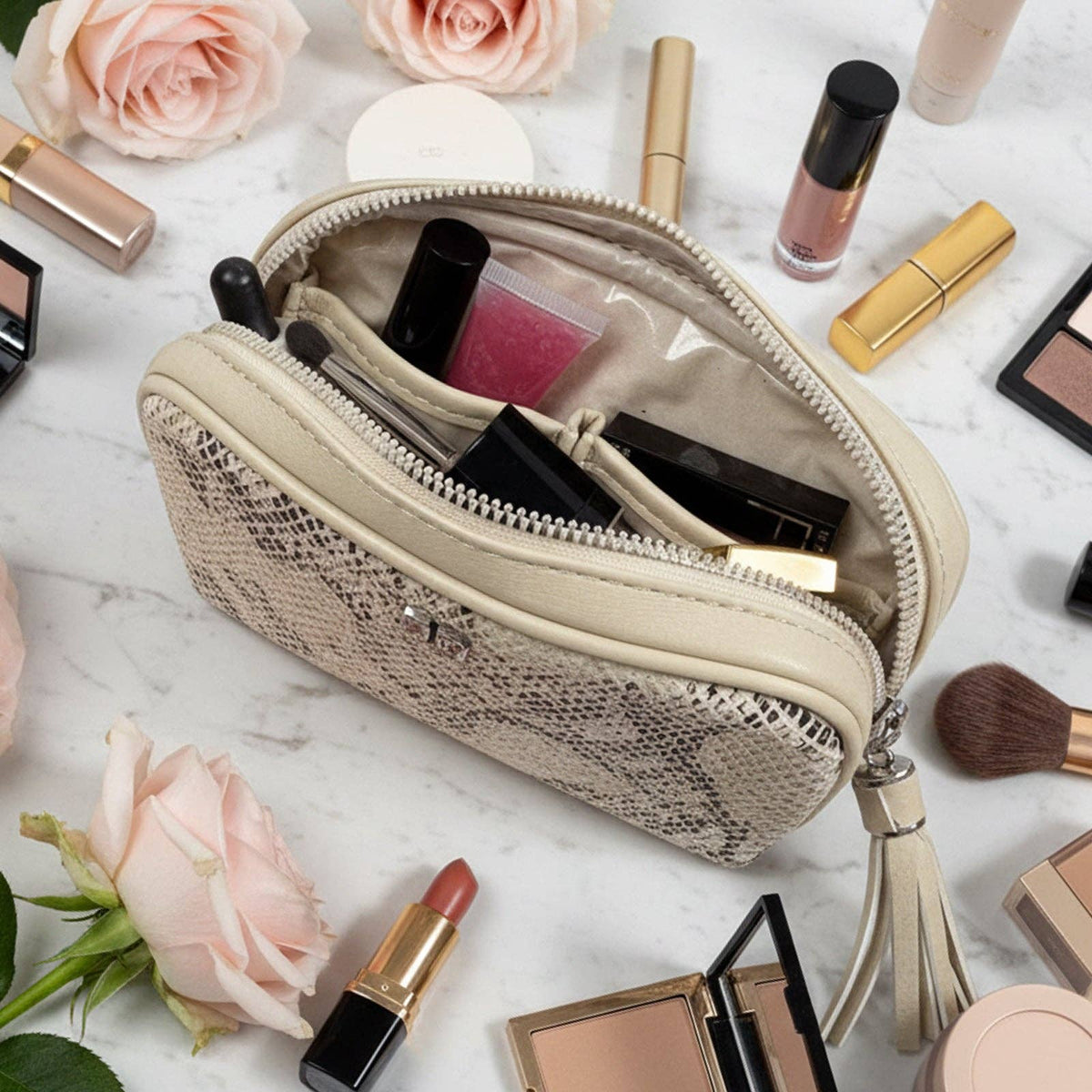 Glam Makeup Case Safari Sands - PurseN