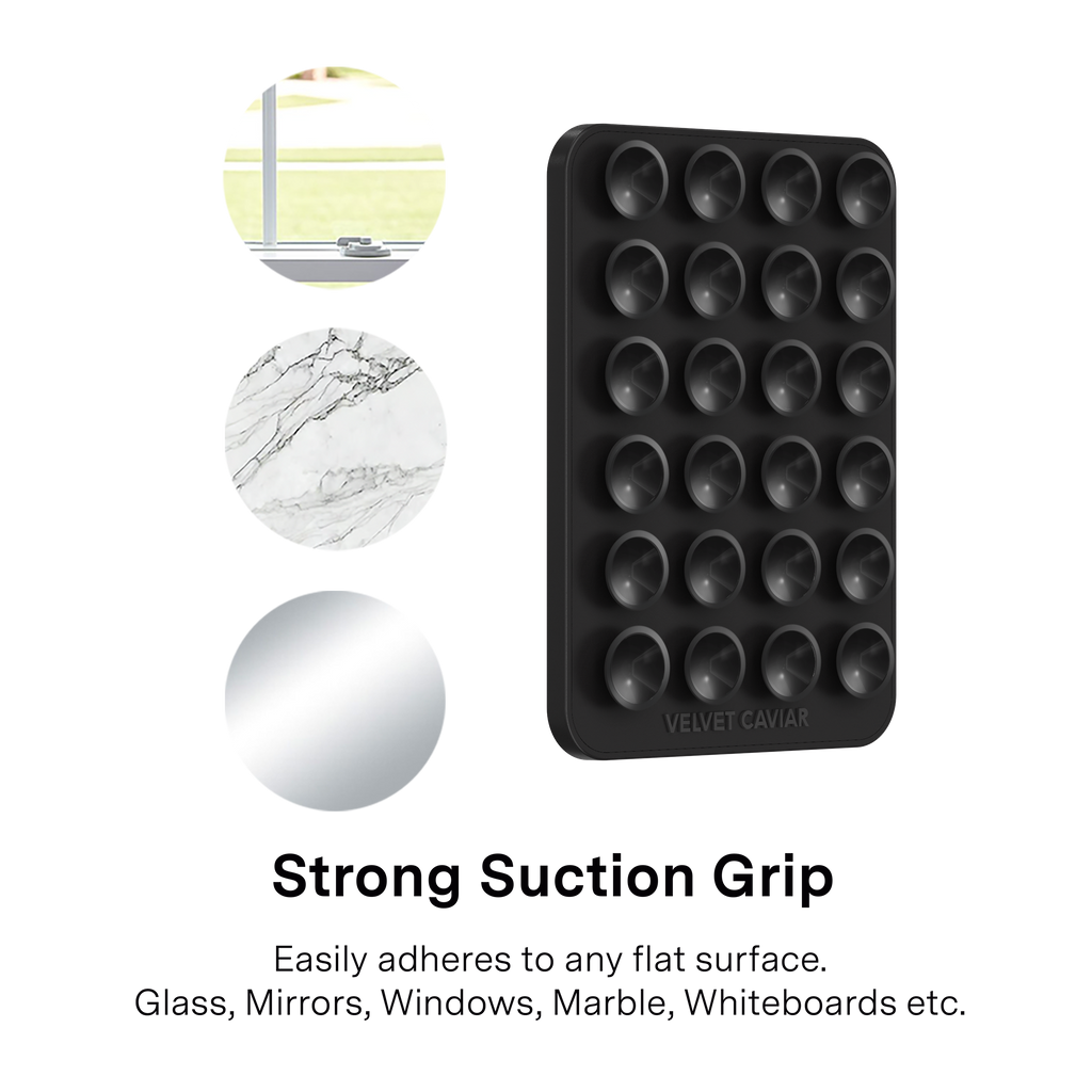 Magnetic Suction Phone Mount- Black