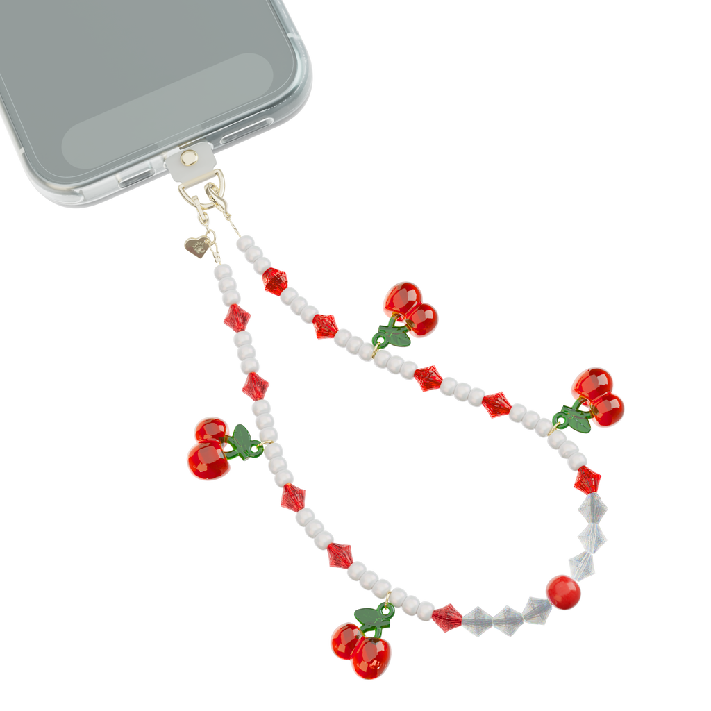 Phone Charm Wristlet - Mon Cheri Cherry